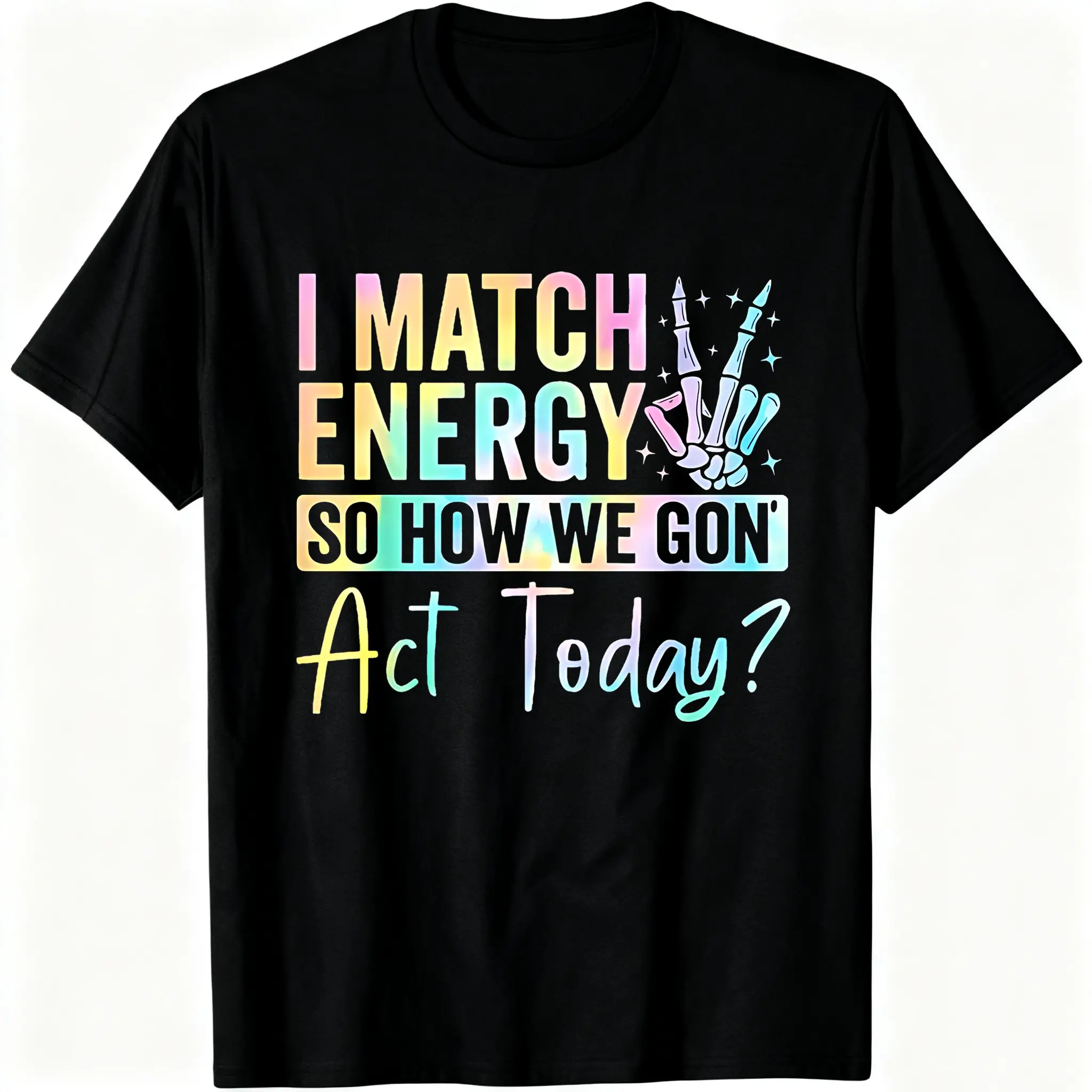 Women's "I Match Energy So How We Gon' Act Today?" Graphic Hoodies & Tops - Adult Casual Streetwear, Comfortable Fabric Sweatshirts