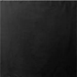 Black - Jumbo Solid Color Tactical Bandana, 100% Cotton, 27" x 27"