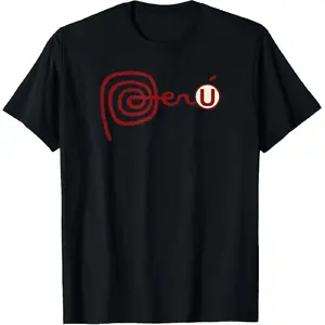 Club Universitario de Deportes Peru Football Soccer T Shirt T-Shirt Fabric Menswear