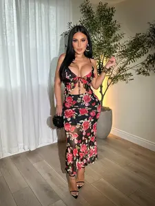 Rose Romance Black Set