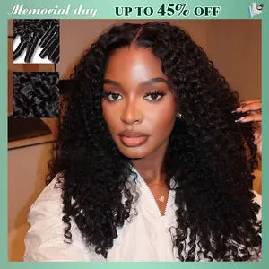 【Lowest price】After Black 13x6 Lace Front Wigs HumanHair Burmese Curly Wig for Black Women 180% Density HD Lace Frontal Human Hair Pre Plucked Human Hair Wigs with Spiral End Natural Color Human Hair Wear for Beginner#HairStyle #TikTokShopSpringGlowUp