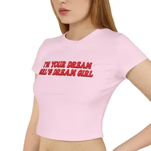Chappell Roan Baby Tee I'm Your Dream Girl's Dream Girl T-Shirt LGBTQ WLW Pride Baby Tee Y2k Shirt Trendy Funny Baby Tee Aesthetic 90s Shirt