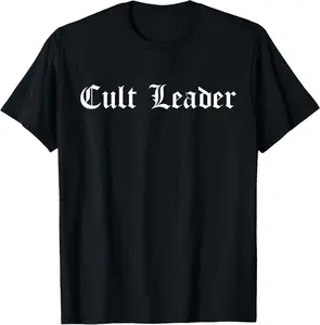 100% cotton Unisex Cult Leader Gothic Occult Goth Occultism T-Shirt