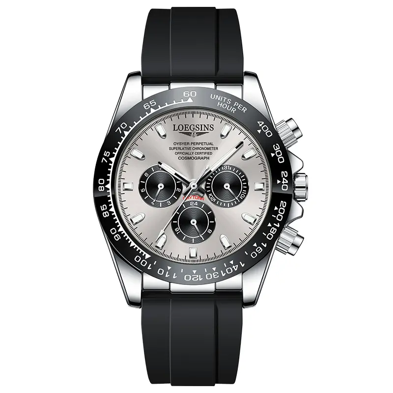 LOEGSINS Men’s Premium Watch Model 927, Automatic Mechanical Movement, 50m Water Resistant, Luminous, Very Stylish and Trendy, Versatile, Suitable for Various Outfits and Occasions