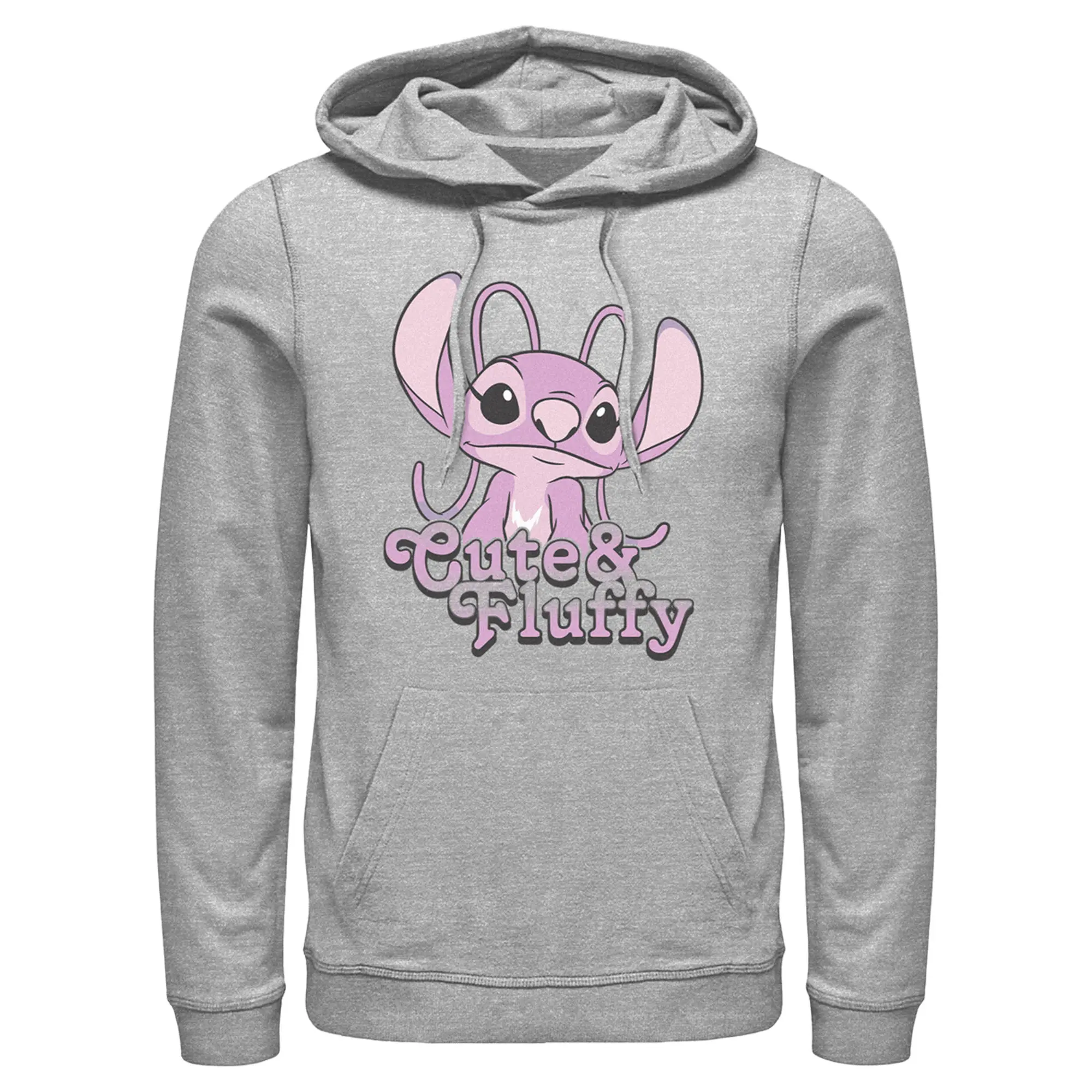 Men's Lilo & Stitch Angel Cute & Fluffy Pull Over Hoodie