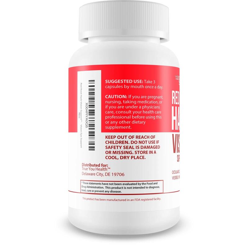 Red Root Hack Vision Supplement - Our Best Eye Pills for Ocular Clog & Vision