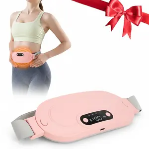 Heating Pad for Period Cramps, 3 Heat Levels and 3 Massage Modes, Portable Heating Pad for Menstrual Cramps Relief, Electric Heat Belt, Christmas Gifts for Women and Girl Stocking Stuffers