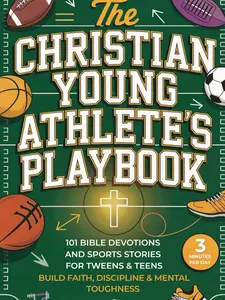 The Christian Young Athlete’s Playbook: 101 Bible Devotions and Sports Stories for Tweens & Teens. Build Faith, Discipline & Mental Toughness in Just 3 Minutes a Day Paperback