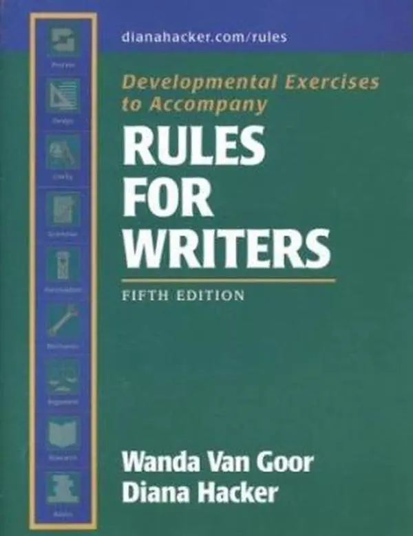 USED-Developmental Exercises to Accompany Rules for Writers by Diana Hacker (Paperback)