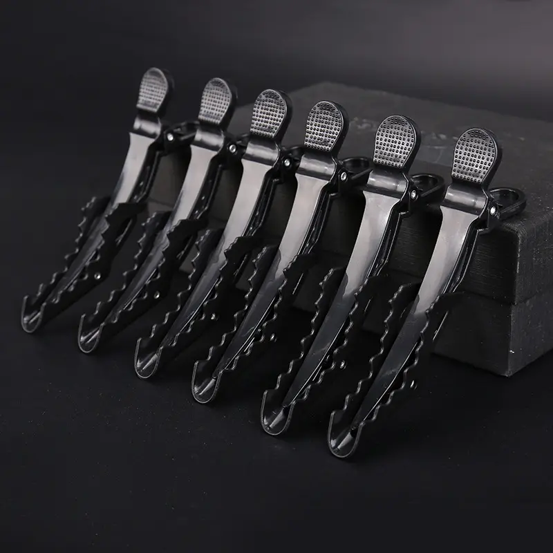 [Not For Sale] Unisex Anti-Slip Black Alligator Hair Clip, Easy-To-Use Hair Styling Accessory, Firm Hold Tool