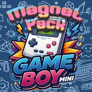Gameboy Mini Magnet Pack Pokemon CCG - 1 Per Pack