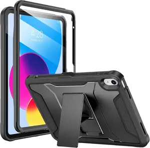 Case for iPad 11th Generation 11-inch 2025，iPad10th Generation 10.9-inch 2022, with Built-in Screen Protector and Kickstand, Rugged Full Body Protective Cover for New Apple iPad