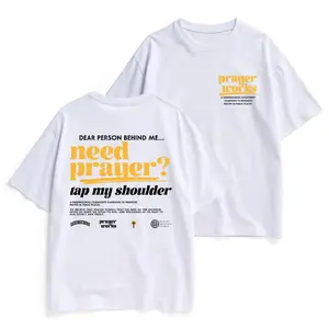 The cross symbolizes "Please pat my shoulder if you need prayer." This Christian double-sided printed loose-fitting hoodie features biblical verses and streetwear for both men and women.