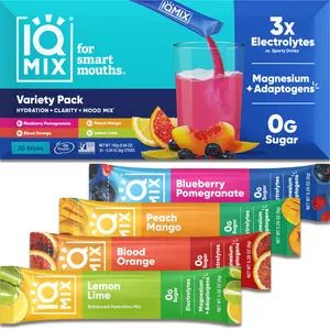 IQMIX Variety Pack (20 Sticks) - Sugar Free Electrolytes Powder Packets - Hydration Powder Supplements Drink Mix IQMIX Variety Pack (20 Sticks) - Sugar Free Electrolytes Powder Packets - Hydration Powder Supplements Drink Mix