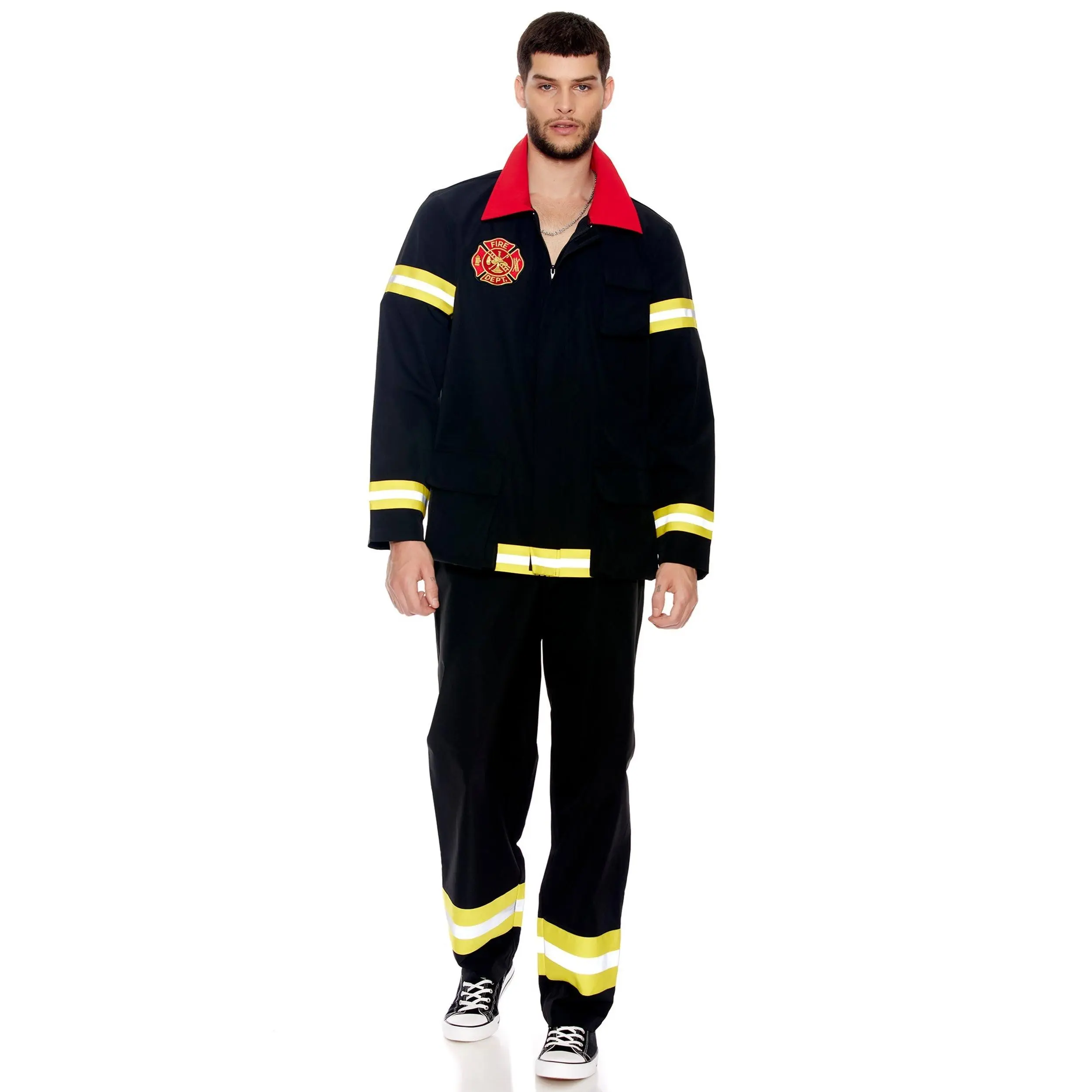 Reflective Firefighter Costume for Halloween