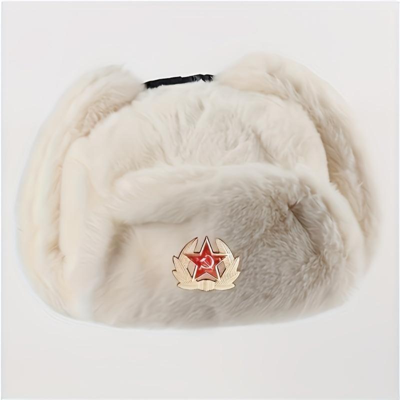 2026 Hot Trend Pick Women’s Warm Russian Ushanka – Faux Mohair Breathable Ear Protection Outdoor Winter Hat, TikTokShopBlackFriday Valentine’s Day Gift