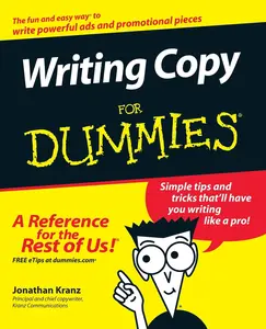 USED-Writing Copy for Dummies by Kranz, Jonathan (Paperback)