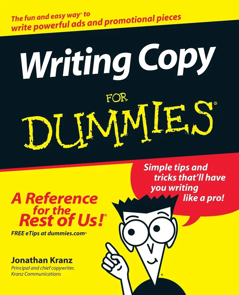 USED-Writing Copy for Dummies by Kranz, Jonathan (Paperback)