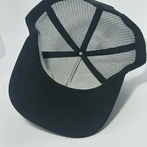 Western Hat - Black Mesh Cap with Adjustable Back for Comfortable Fit for men and women