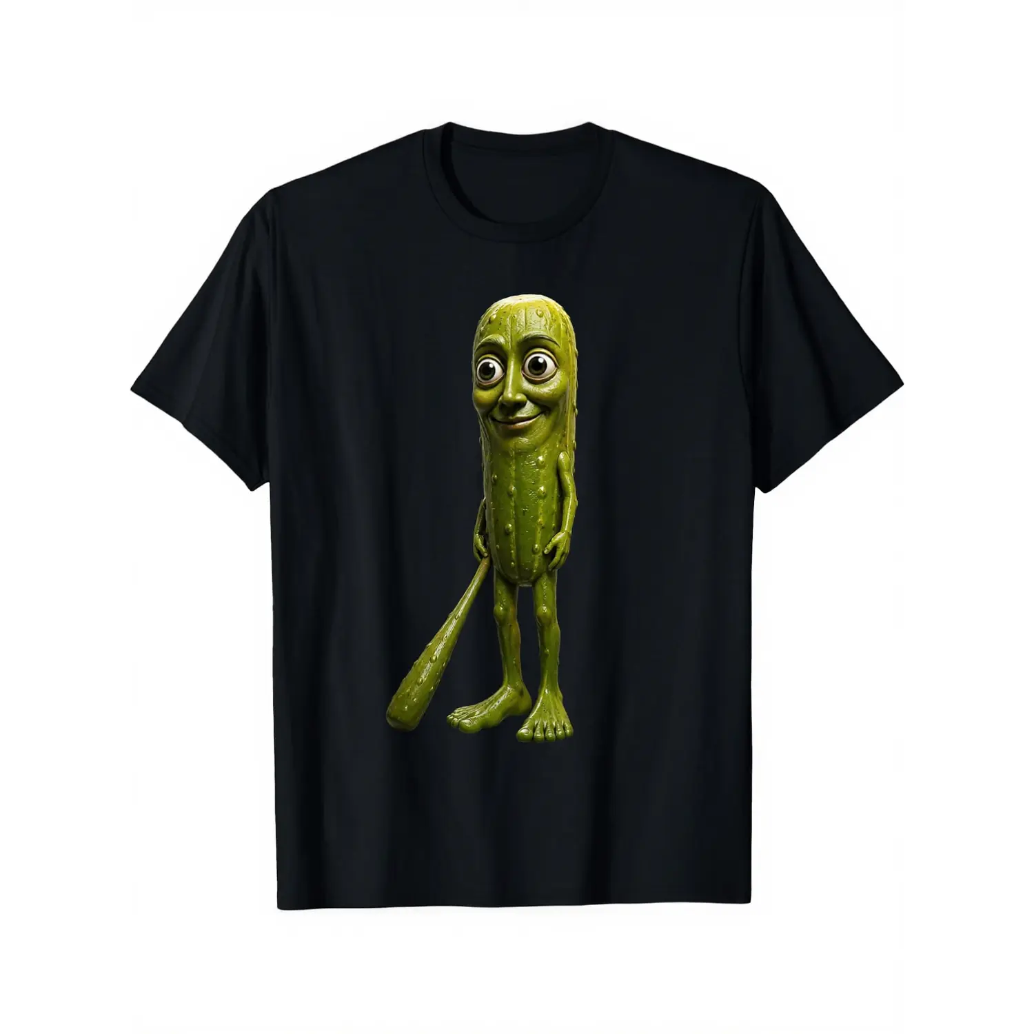 100% Cotton Pickle Tung Sahur Funny Brainrot Newcomer 2026 Meme T-Shirt Unisex Clothing Streetwear