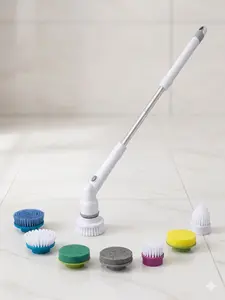 Electric Spin Scrubber, Household Electric Upright Mop Appliance for Home Cleaning