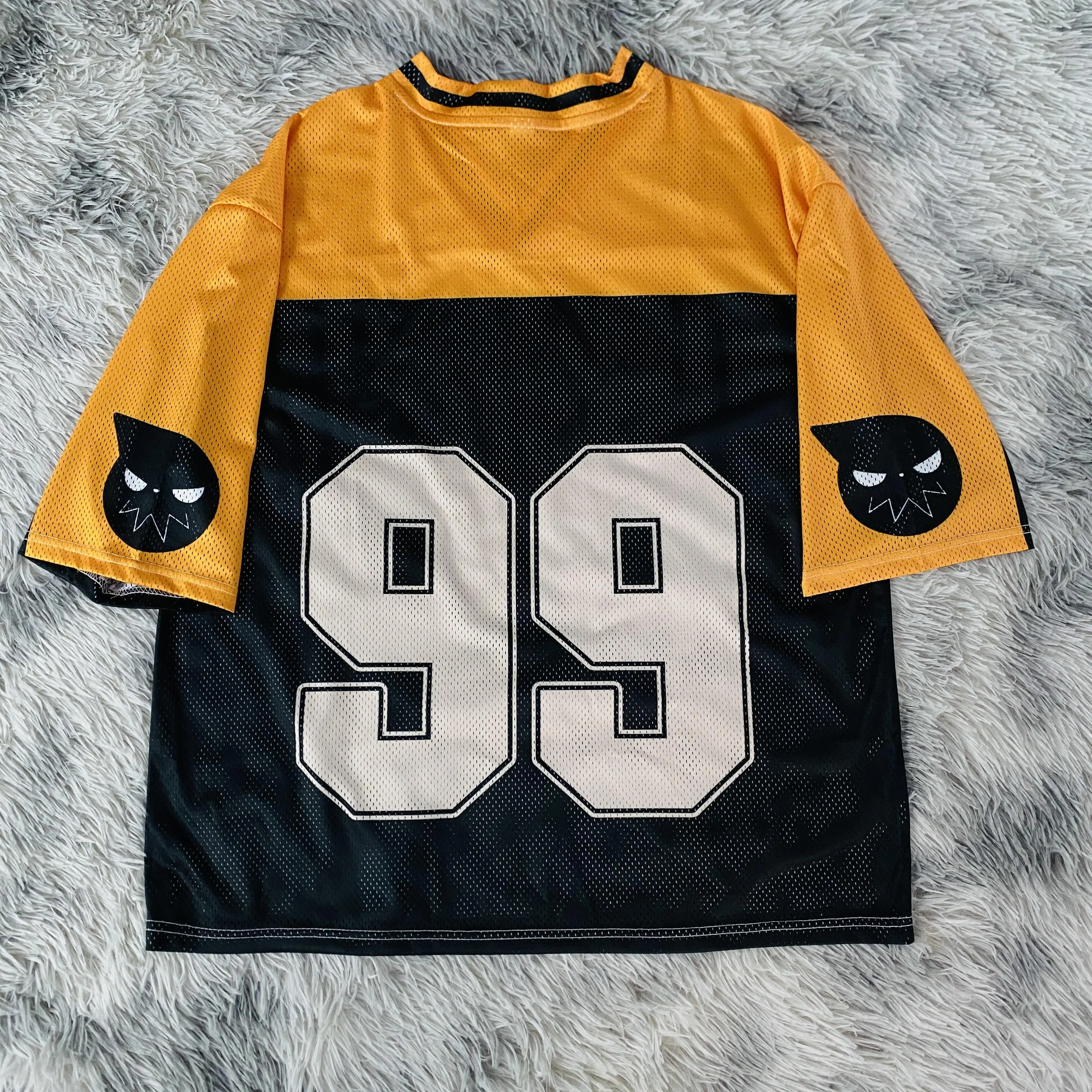 Sound Soul Eater Football Jersey Summer Pump Cover Sport T-shirt Anime Manga Tee Cosplay