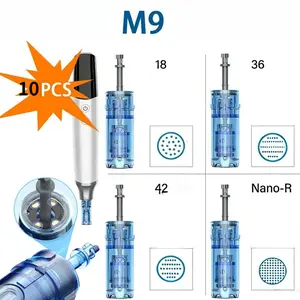 M9 Makeup Brush Cleaning Beauty Replace Head Tool for Facial Care with Chip