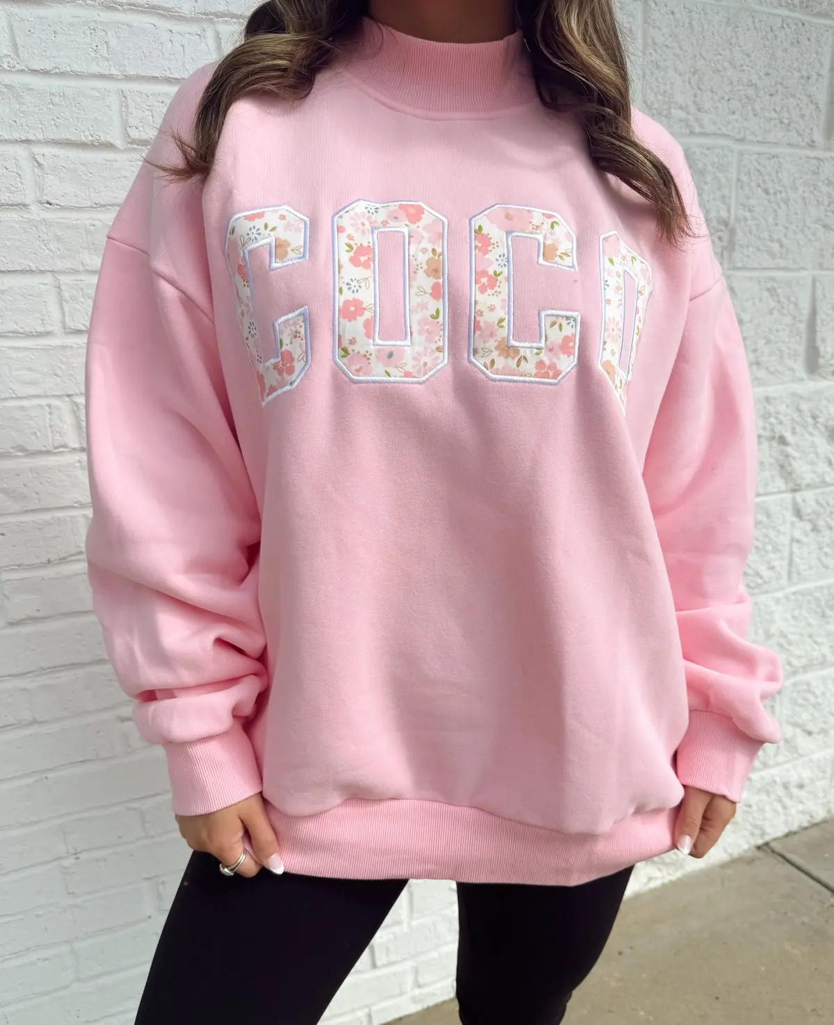 Coco Mock Neck Sweatshirt Coco Mock Neck Sweatshirt