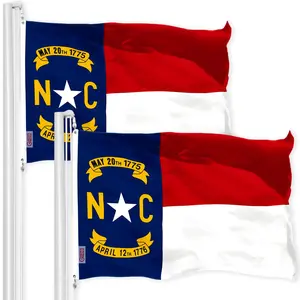 North Carolina  3x5 Ft 2-Pack 150D Printed Polyester By G128