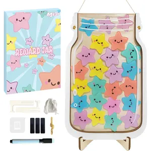 Jar for Classroom Board,   Jar Incentive System for  with 24 Colorful, Classroom Positive Behavior Jar for , Potty  Chart  for Boys Girls