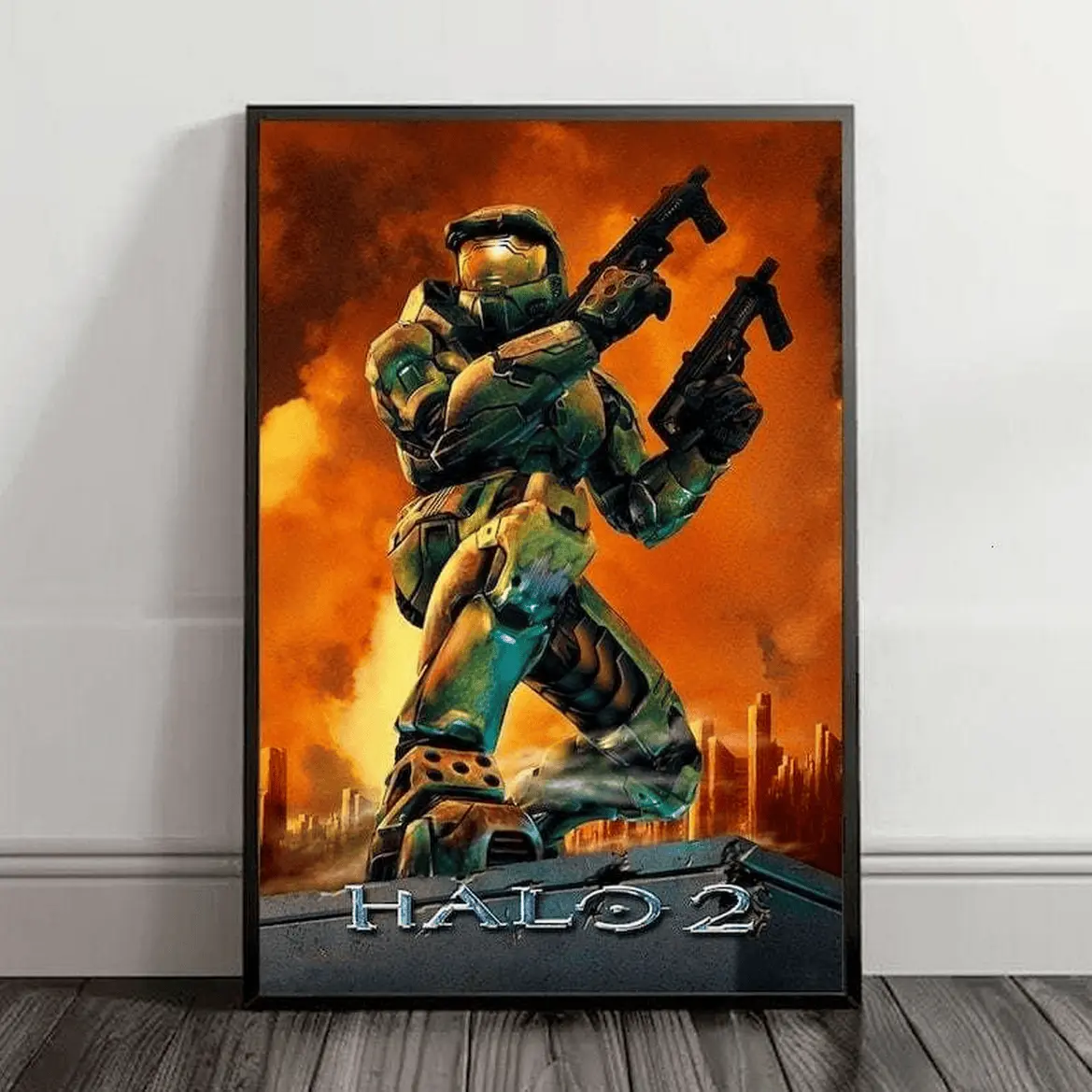 Halo 2 Movie Poster, Art Gift, Souvenir, Attraction Poster Y2K Room Wall Decoration