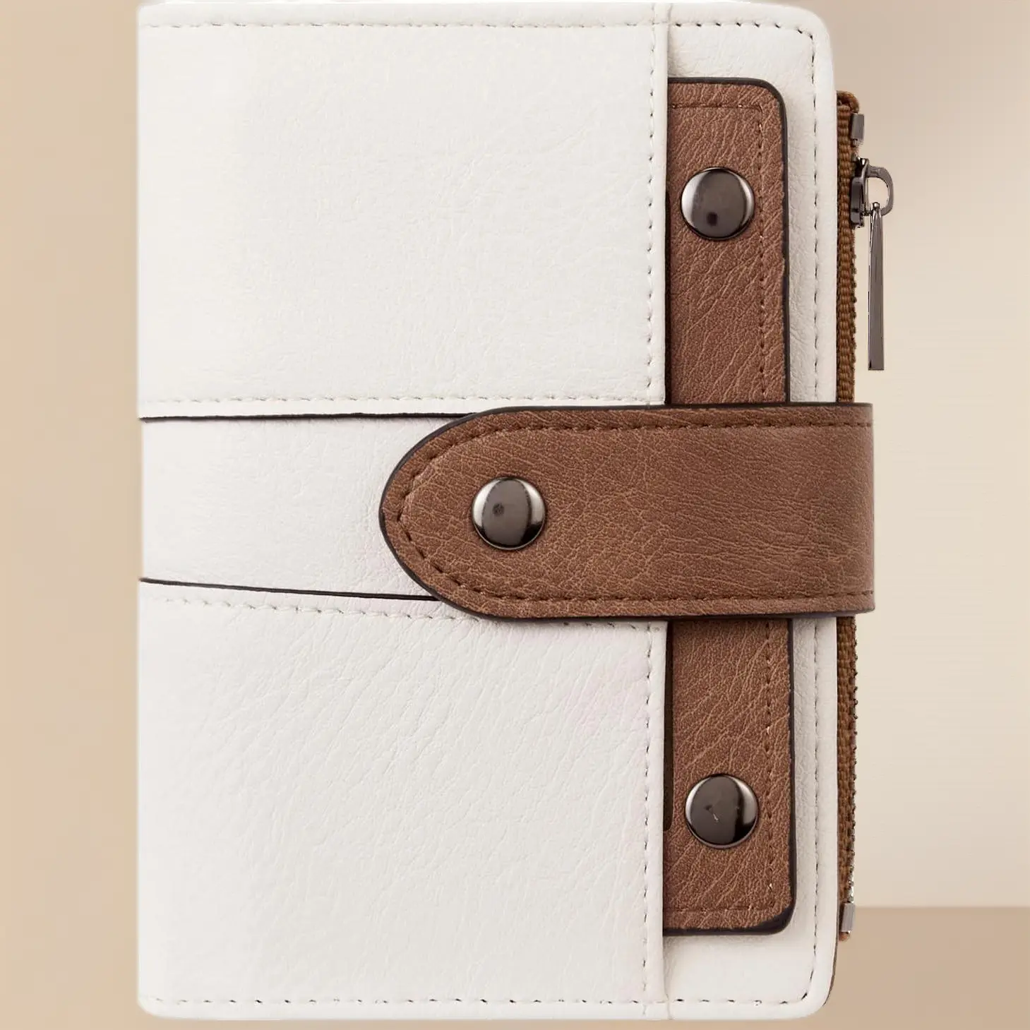Women's Small Leather Slim Bifold Cardholder Organizer - Durable Wallet with Removable ID Window, Card Slots, Educational Shape Sorter Toy Accessory (Toys & Hobbies), Durable Bifold Wallet