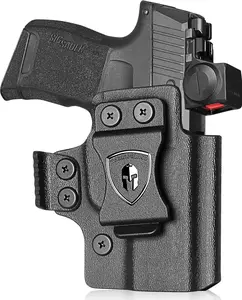 WARRIORLAND IWB Kydex Holster Fits Sig P365 / P365X / P365 SAS | Appendix Concealed Carry | Adj. Cant & Retention | Audible Lock | Optics Cut Ready | w/Mini Claw| Right-hand，Competition,IPSC ,dealsforyoudays