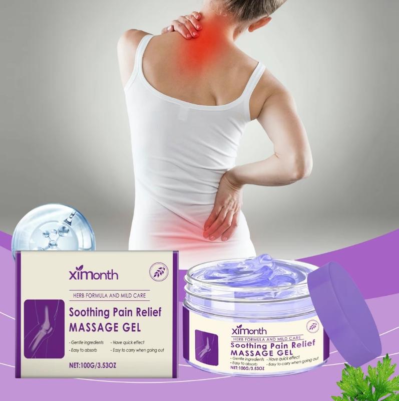 【Buy 2 Get 1 Free】Ximonth Body Soothing Relief Gel, Daily Body Massage Gel, Joint Knee Elbow Shoulder Massage Gel, Body Care Product for Women & Men