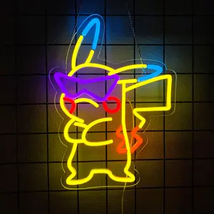 Neon Sign, Anime Neon Signs for Wall Decor LED Light-up Signs for Home Decor Suitable for Bedrooms, Man Caves, Gaming Rooms, Parties, Clubs, Pubs, Bars Christmas, Halloween, Easter Gifts USB Operated