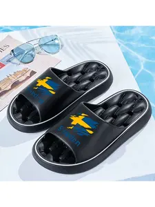 1pc Sweden Indoor Slippers, Plus-Size Slippers, Solid Color Slippers, Lightweight Slippers, Beach Slippers, Outdoor Slippers, Printed Slippers, Platform Slippers, Outdoor Leisure, Home And Travel Slippers