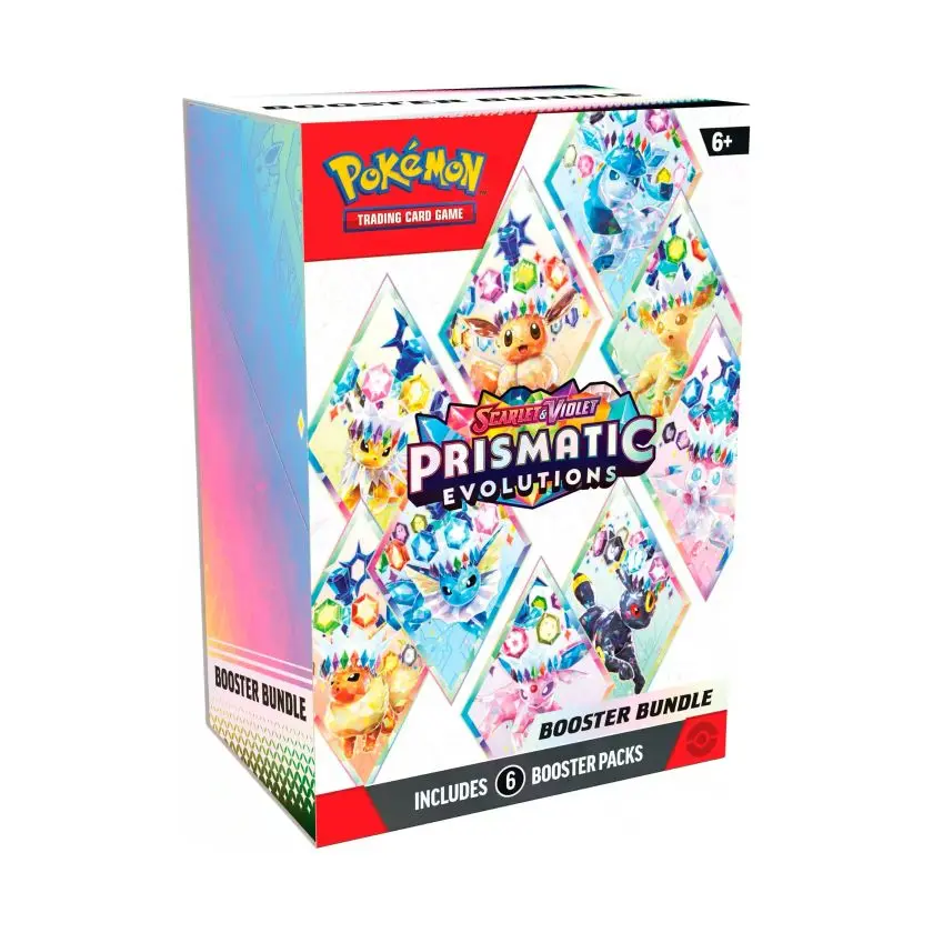 [SEALED] Pokemon TCG: Scarlet & Violet - Prismatic Evolutions Booster Bundle [sv8.5] 6 Packs Per Box