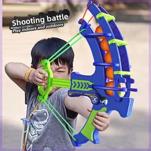 Kids Foam Ball Archery Toy, Safe Sticky Ball Shooting Game, Indoor Outdoor Interactive Target Game, Educational Toy for Toddlers 3-6 Years, Birthday Gift for Boys Girls