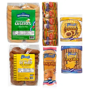 Rio Grande Canasta 3 Lbs Traditional Snack 100% Made in Honduras Authentic Honduran Sweet Combo with Lengüitas Cremita Cookies Rosquillas Caseras Rosquete de Maíz Hojaldras Grandes Rosquilla Grande