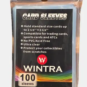 100 Count Ultra Clear Soft Sleeve Card Protectors for Sports Cards