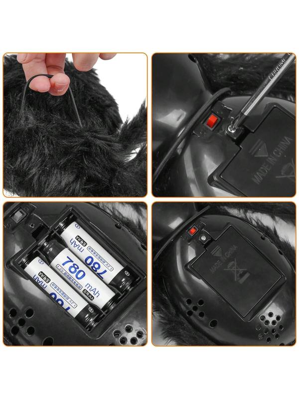 50" Giant Voice Control Toy - Realistic Hairy - Halloween Set With 12ft Web,Halloween Spiders Decorations 20 Pc Scary Fake For Halloween Decorations - Indoor And Outdoor