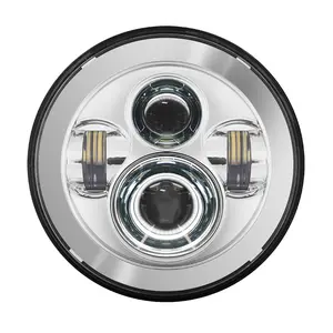 7" LED Chrome Headlight (Daymaker Replacement) for Harley® Touring & Softail