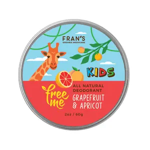 FreeMe Deodorant Grapefruit & Apricot Kids