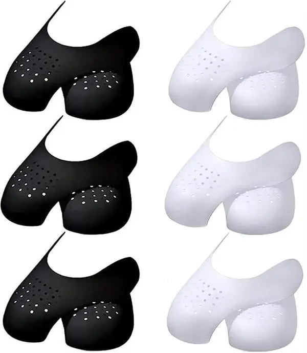 6 Pairs of Crease Protectors for Most Athletic Shoes - Men's 7-12, Women's 5-9.