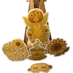 92 Percent Sunshine Sticker Pack – 5-Piece Collab Set by Nalen’s World x Halicue