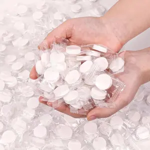 Compressed Towel 100 PCS - Mini Disposable Cotton Tablets Portable Face Towels for Travel Camping Hiking and Beauty