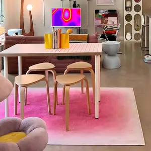 Gradient Color Area Rug, Fluffy Modern Rug, Modern Shaggy Rug, Boho Washable Rug, Decorative Rugs, 1 Count Non-slip Soft Floor Mat, Machine Washable Decorative Carpet for Home Living Room Bedroom Kitchen Study Room