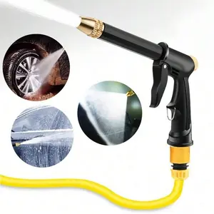 1pc High-Pressure Car Wash Water Gun, Garden Hose Nozzle, Dual-Purpose Garden Irrigation/Powerful Cleaning, Multifunctional Watering Tool