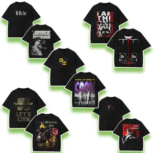[COLLECTION] Chemical Elements Movie raphic Tee Collection Laboratory Creator Art - Heavyweight Acid Wash Boxy Fit Premium Cotton T-Shirt, Retro Crime Drama Yellow Hazmat Top, Unisex Dark Grunge Streetwear Merch