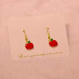 Apple earrings